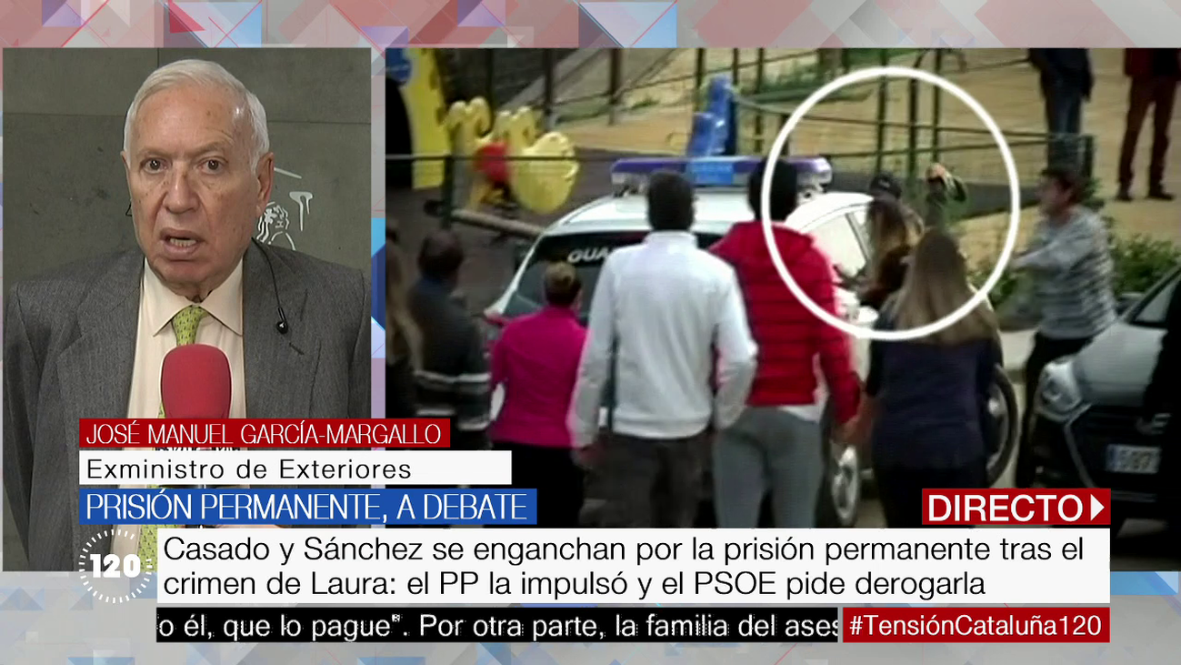 García-Margallo: "La prisión permanente revisable es totalmente necesaria"
