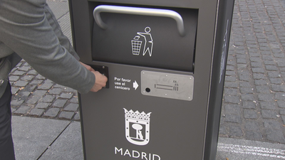Madrid estrena sus papeleras inteligentes