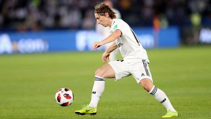 Gol de Modric para el Madrid 1-0