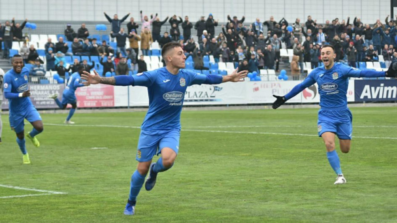 Gol del Fuenlabrada a la Ponferradina (1-0)