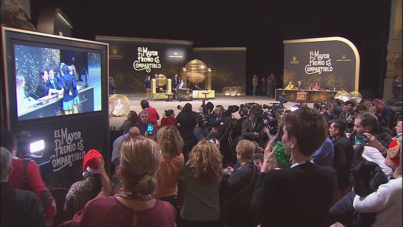 Así se cantó el 03.347, El Gordo de la Lotería de Navidad