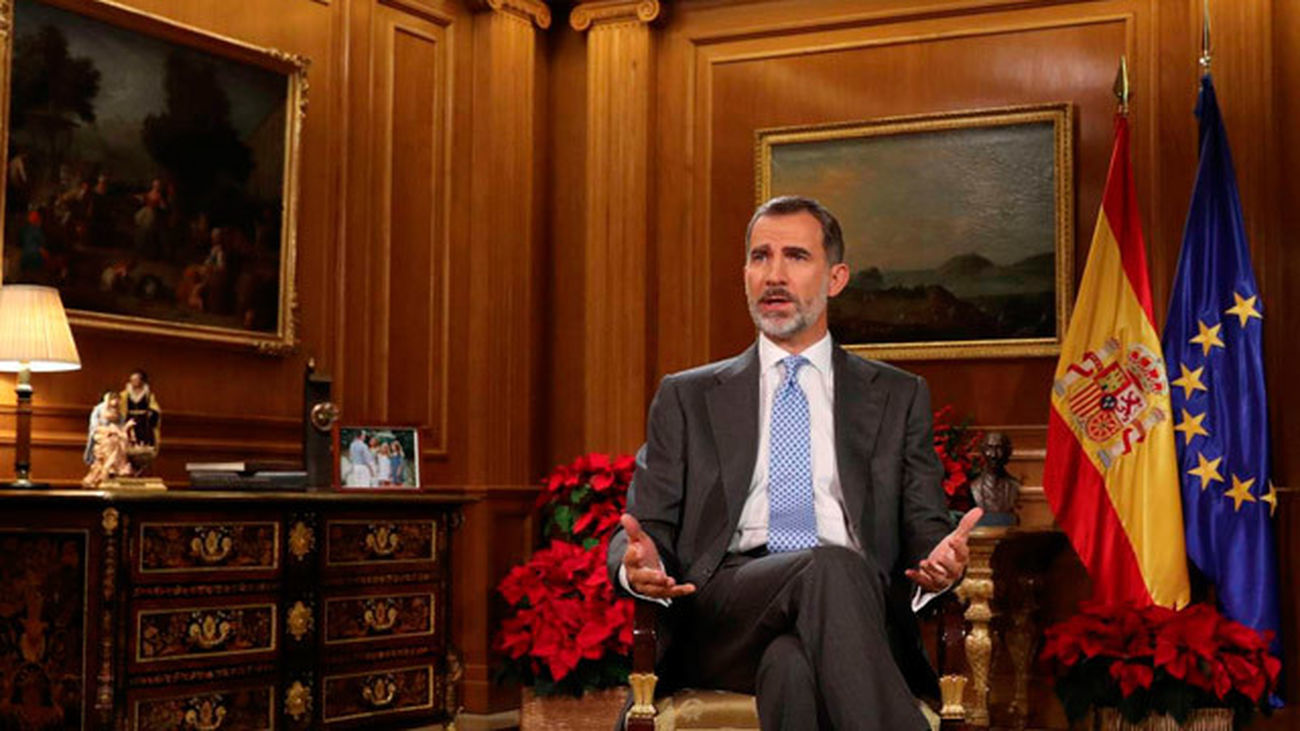 Cataluña y la Constitución centrarán el discurso de Nochebuena del Rey