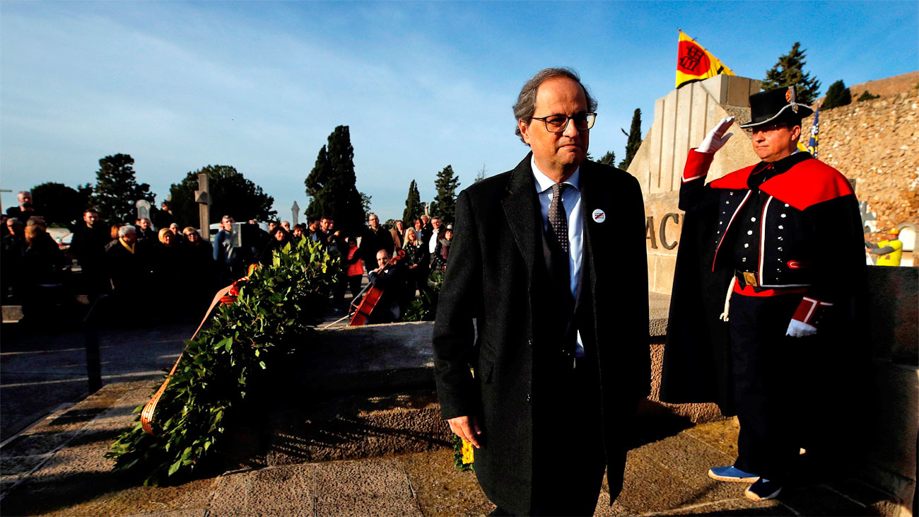 Torra pidió a Sánchez una comisión internacional  de mediación