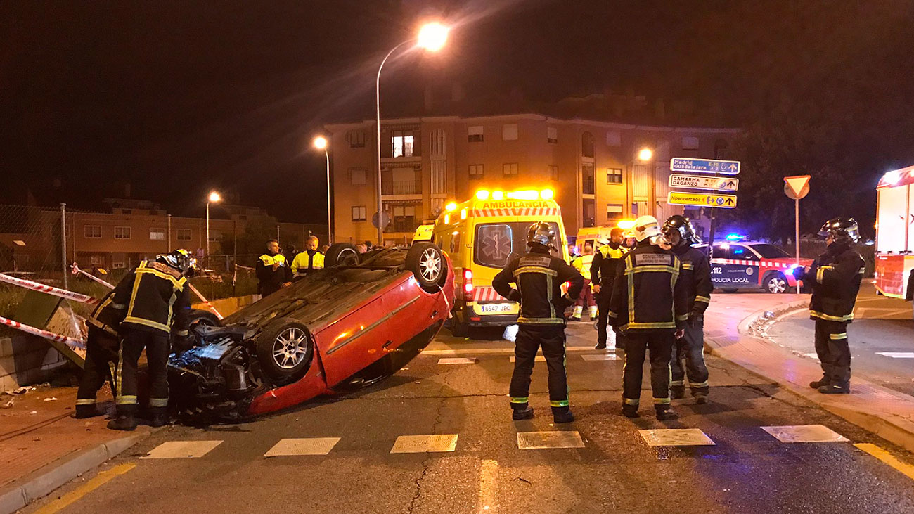 Cuatro atropellados y 6 heridos por un coche en el centro de Alcalá