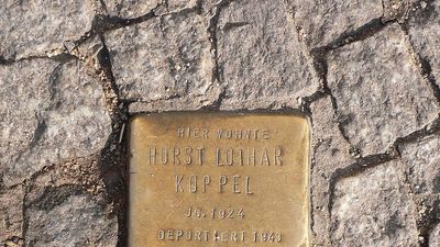 Llegan a Madrid los adoquines que recuerdan a las víctimas de los nazis