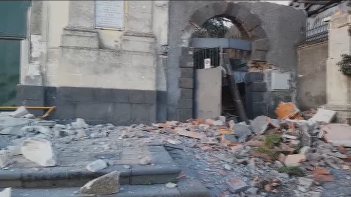Al menos 28 heridos tras un terremoto en Sicilia