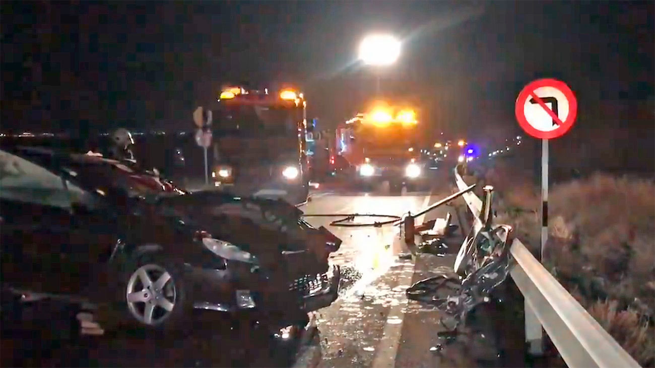 Un muerto y 2 heridos en un accidente de tráfico en la M-203, en San Fernando