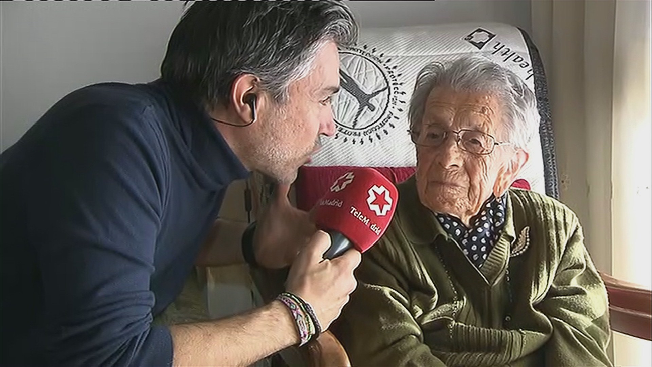 Ella es Julia, vive en San Sebastián de los Reyes y cumple 105 años