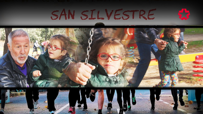 La especial historia de Tania y su abuelo Luis en la San Silvestre Vallecana