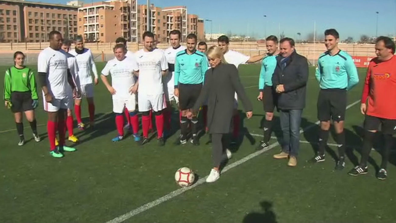 Fútbol contra la violencia doméstica en Coslada