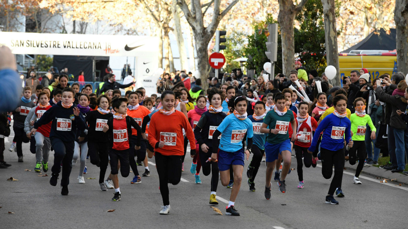 Más de mil niños corren en la San Silvestriña más solidaria