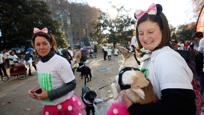 La 'Sanperrestre' recorre Madrid para reivindicar la adopción de animales
