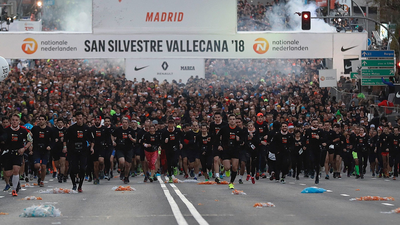 San Silvestre Vallecana 2018: primera parte de la carrera popular
