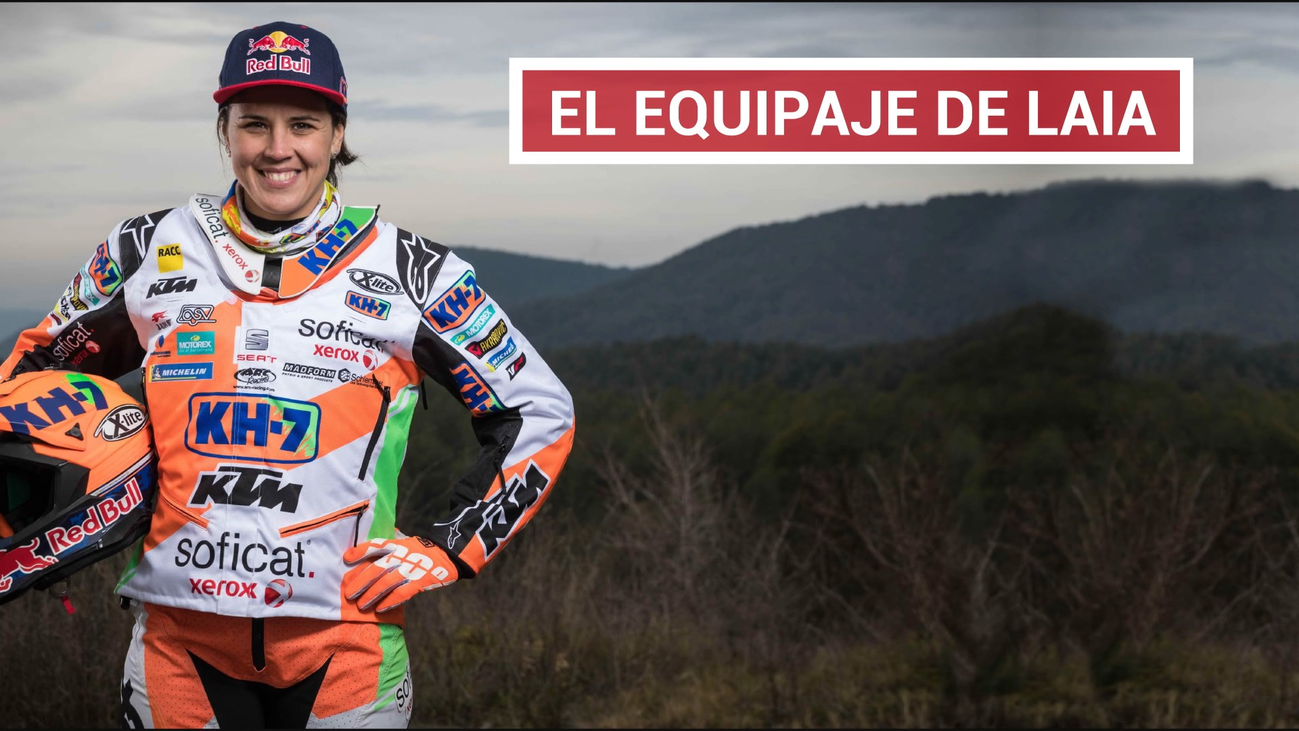 Laia Sanz se lleva al Dakar 150 kilos de equipaje