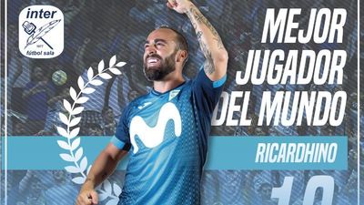 Jesús Velasco: “Ricardinho es el mejor, la bandera del fútbol sala”