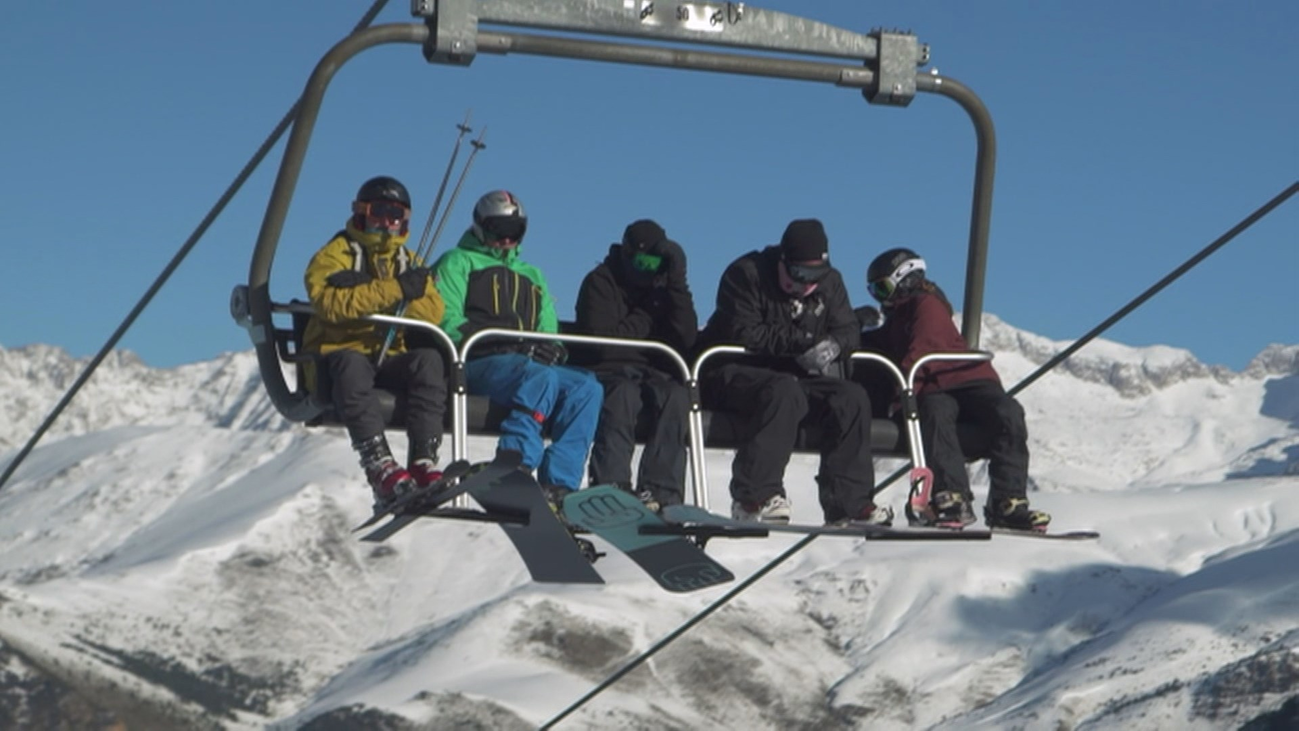 Buscando la nieve en Cerler