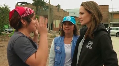 La actriz estadounidense Angelina Jolie no descarta meterse en política