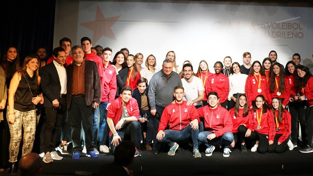 El voleibol madrileño celebra su primera gala anual