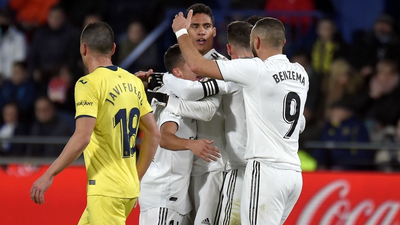 Gol de Varane al Villarreal (1-2)