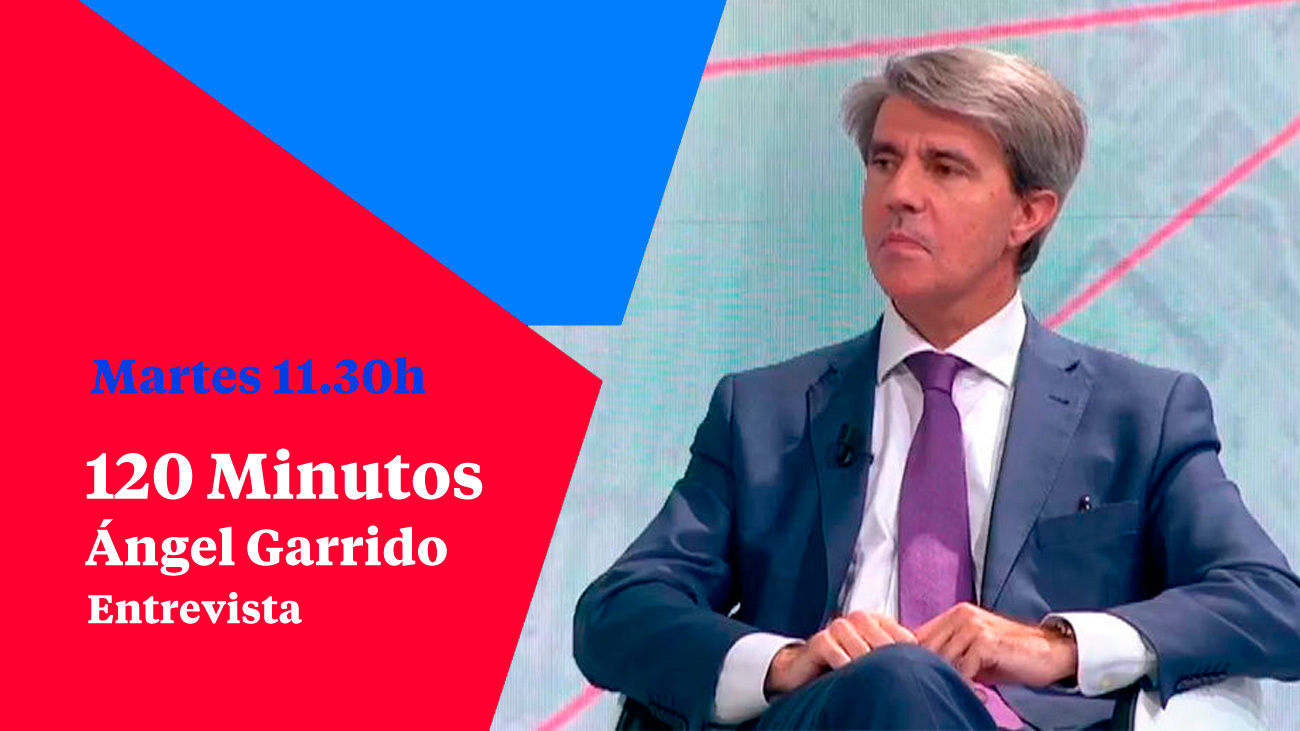 María Rey entrevista a Ángel Garrido en 120 Minutos