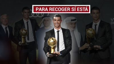Cristiano, 'Mejor Jugador' en los Globe Soccer Awards