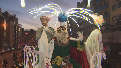 Los Reyes Magos ya están en Madrid preparados para la Cabalgata