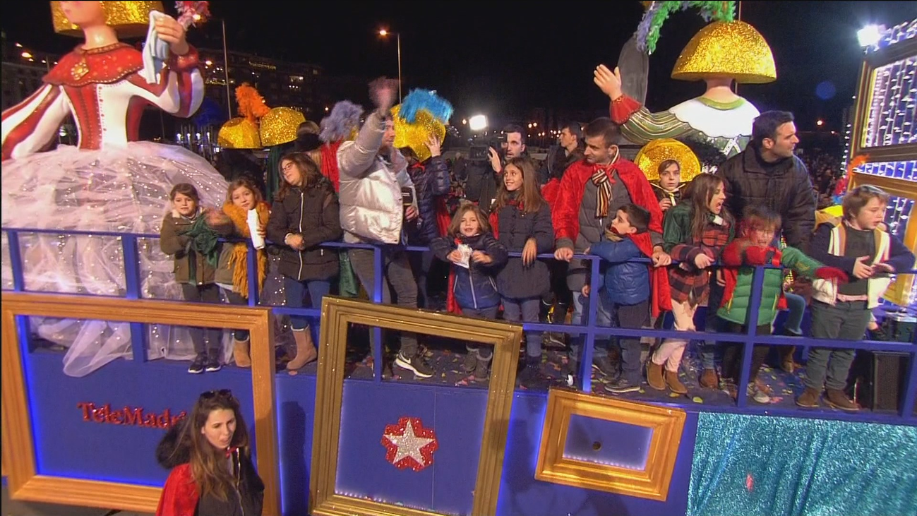 La carroza de Telemadrid, dedicada a 'Las meninas' esta Cabalgata de Reyes