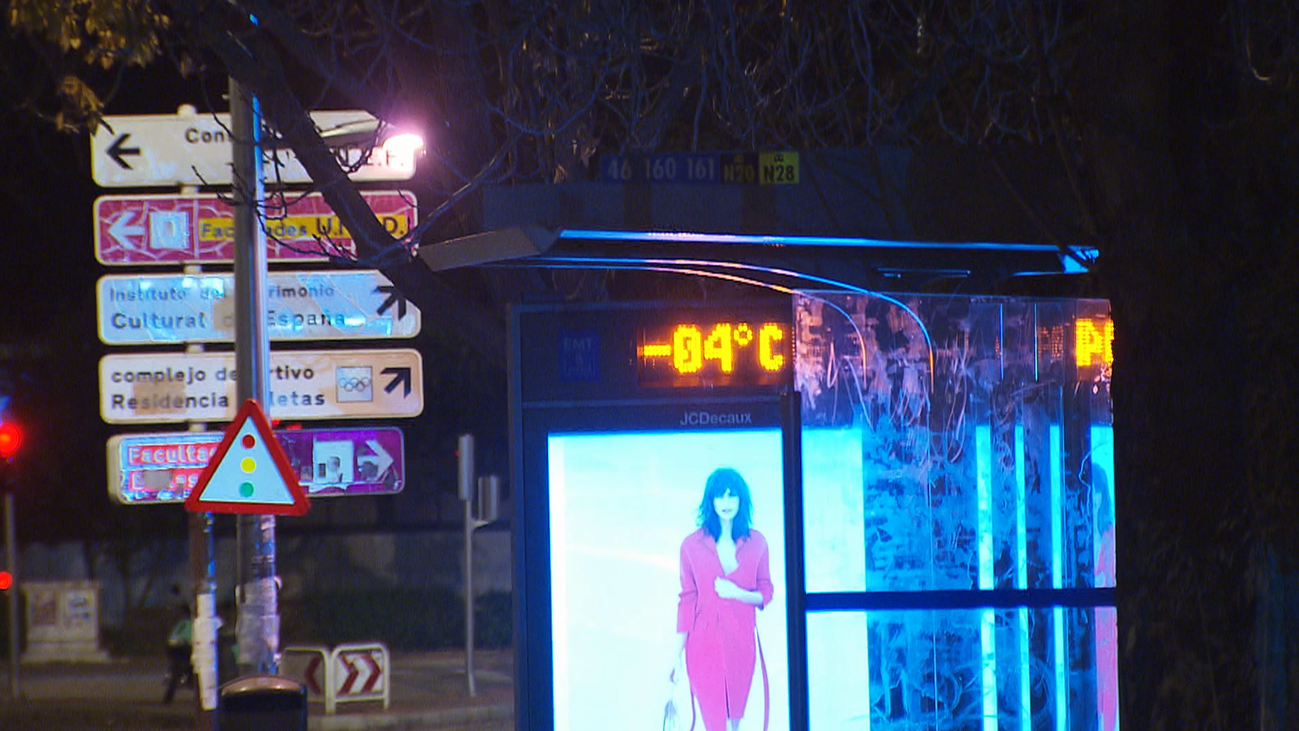 Alerta amarilla por bajas temperaturas  con mínimas de hasta -4ºC