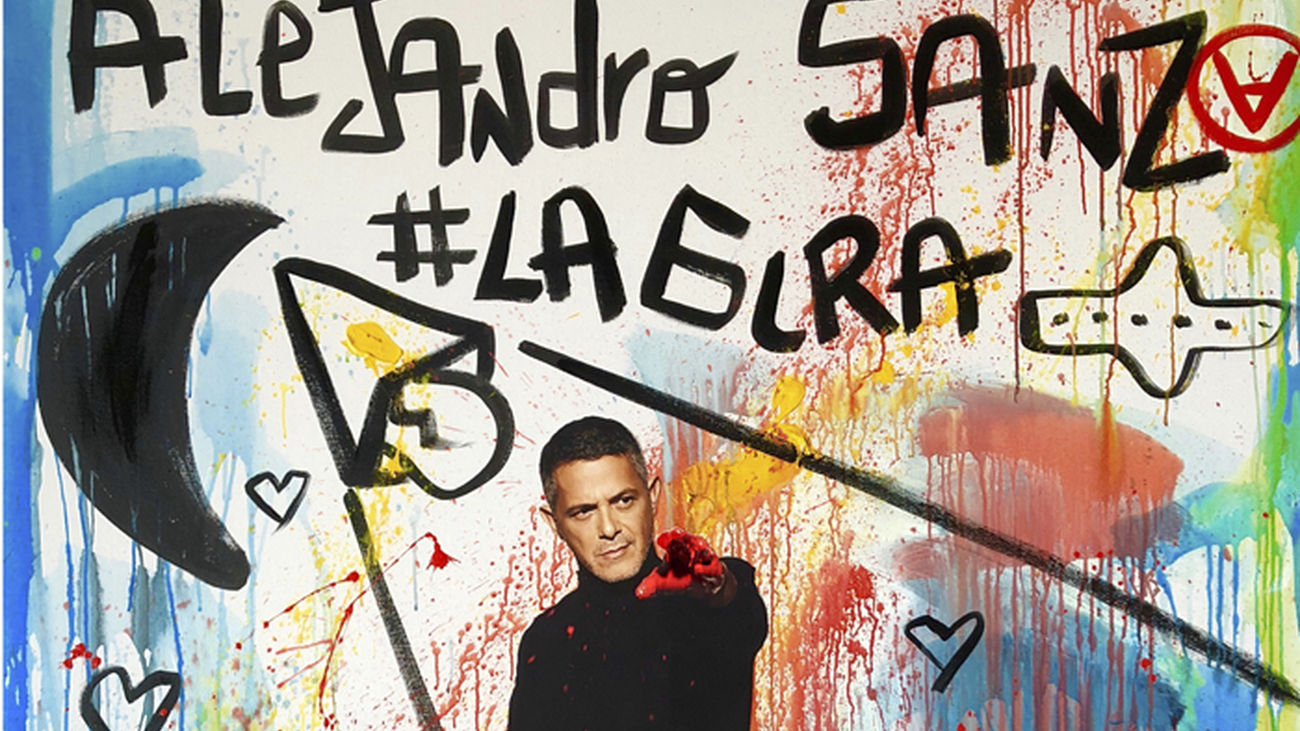 Cartel oficial del nuevo tour de Alejandro Sanz.