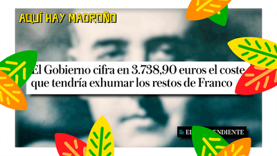 Esto es lo que costará la exhumación de Franco