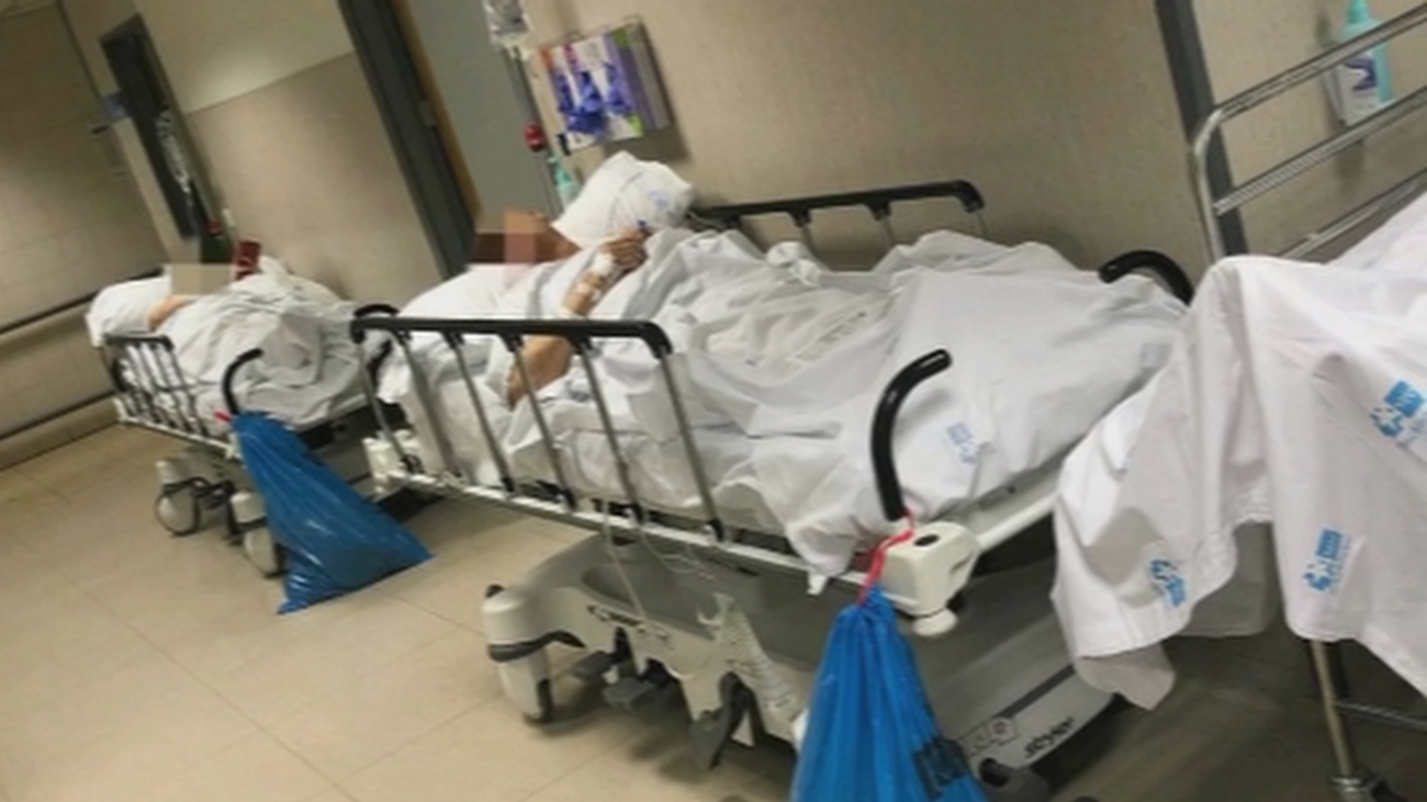 Urgencias colapsadas en el Hospital La Paz