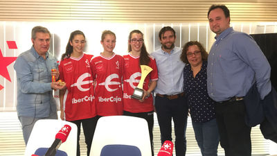 Nos visitan las campeonas infantiles de España de baloncesto