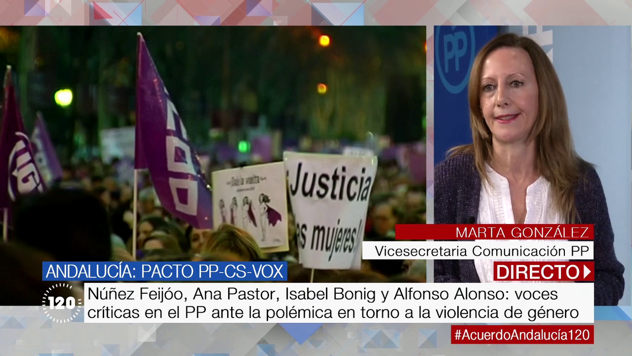 Marta González (PP): “No hay la más mínima duda del apoyo del PP a la Ley de Violencia de Género”