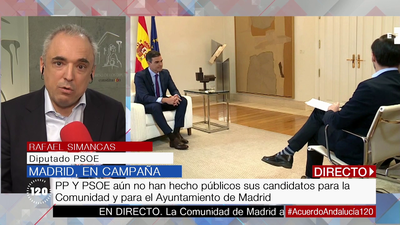 Rafael Simancas: “El Ayuntamiento de Madrid no está funcionando bien”