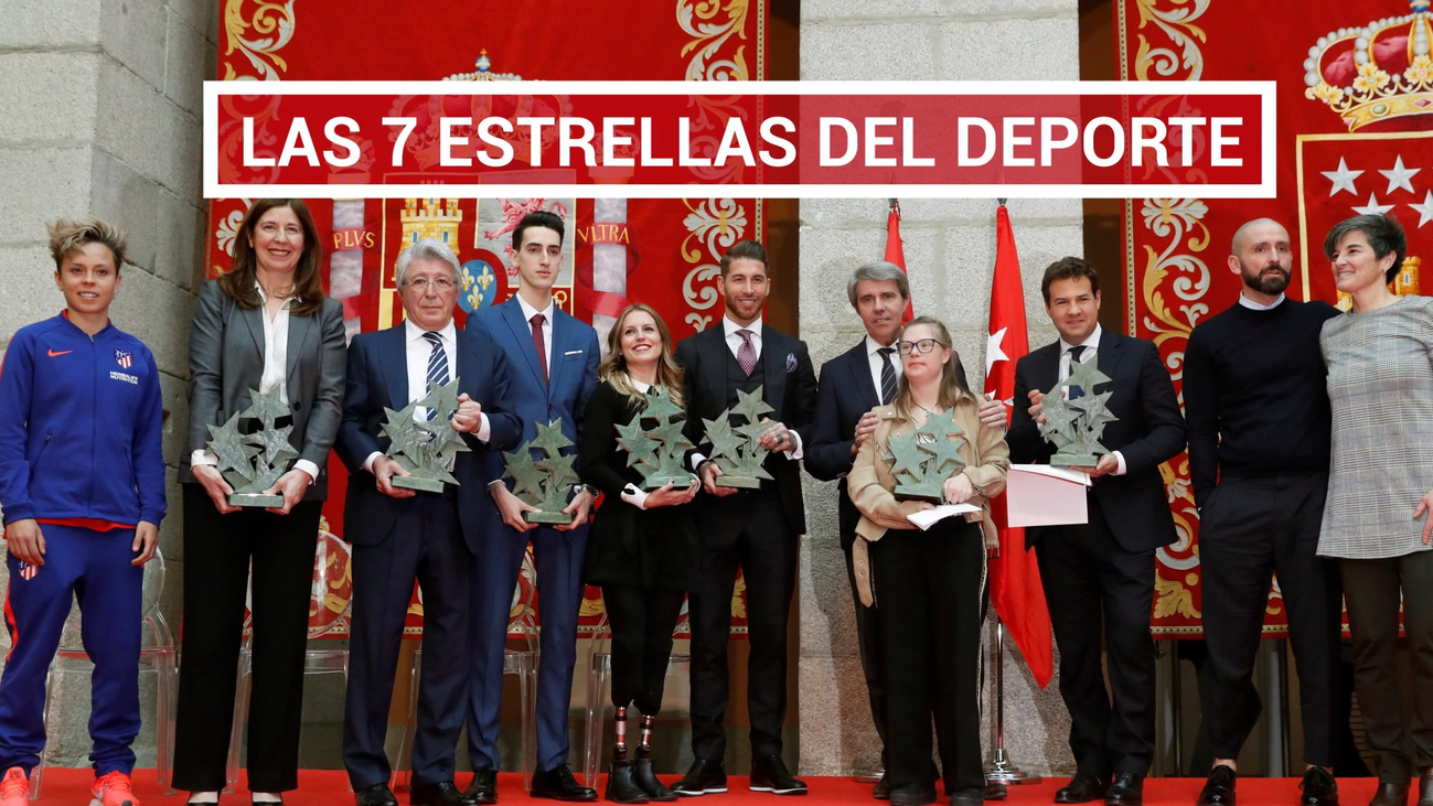 Sara Andrés, el Atleti Femenino y Ramos, premios '7 Estrellas del Deporte'