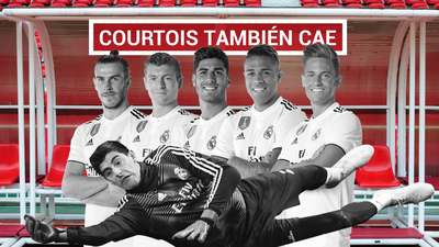 Courtois se une al parte de bajas