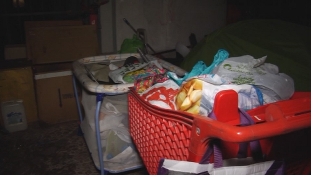 Sin techo y a temperaturas bajo cero