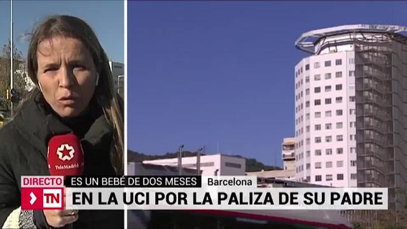Ingresado un bebé en un hospital de Barcelona por una paliza de su padre