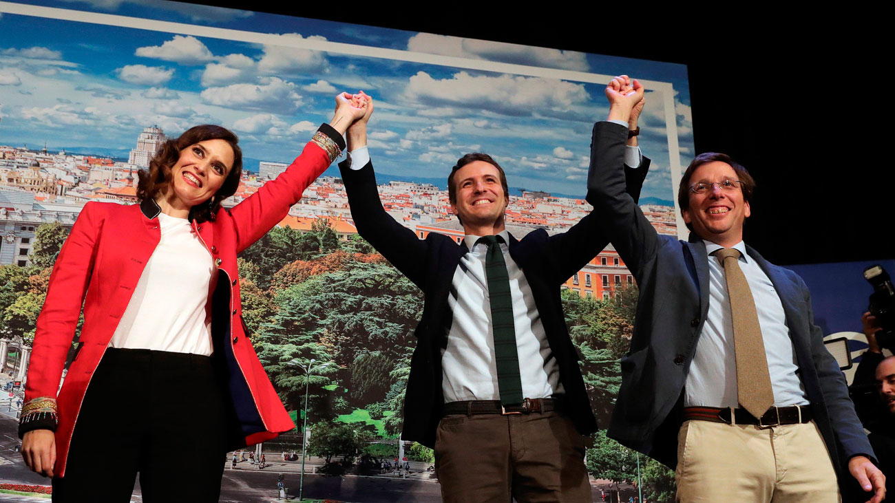 El PP promete hacer de Madrid "un muro" de contención contra la izquierda