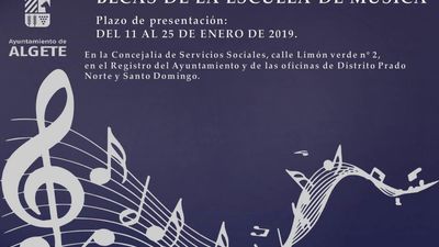 Algete ofrece becas para acercar la formación artística a todos los vecinos