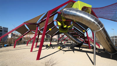 Madrid Río se expande hacia el  sur con sendas y un parque infantil