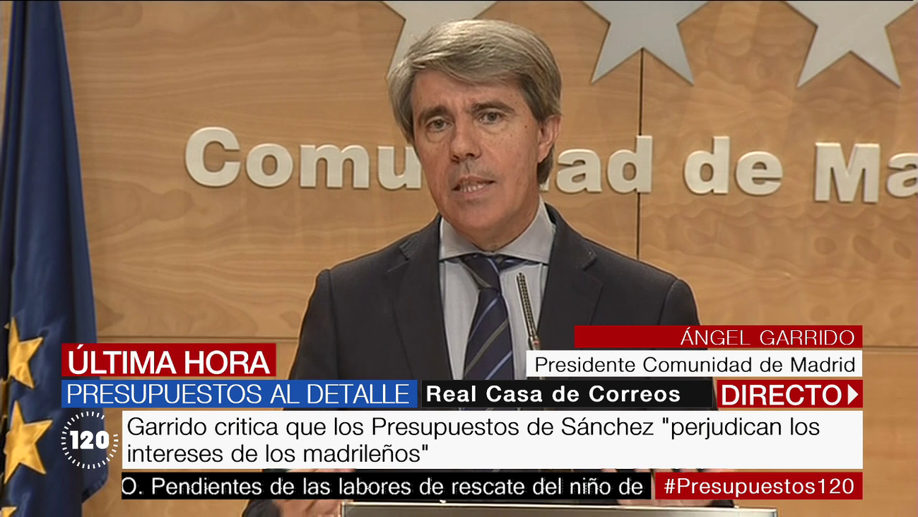 Garrido: "Los madrileños deben saber que sus impuestos van para la independencia de Cataluña"