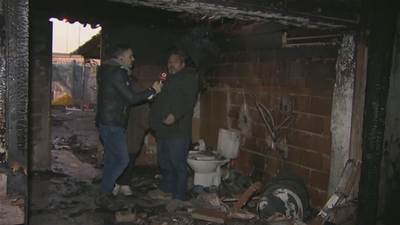 La familia que ha perdido todo en el incendio de Leganés pide ayuda para sus hijos