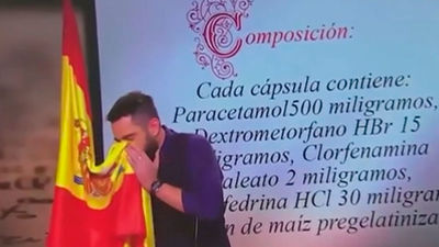 El juez archiva causa contra Dani Mateo por sonarse con la bandera