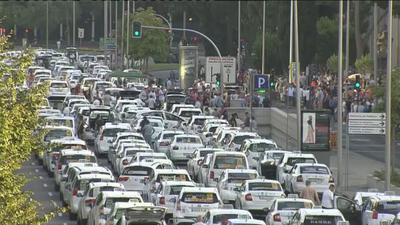 La huelga de los taxistas amenaza con bloquear Fitur