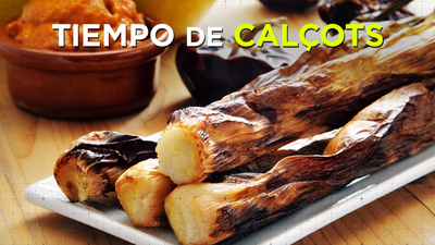 Calçotada con romesco y, de postre, crema catalana