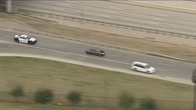 Espectacular persecución a unos atracadores de banco en Texas