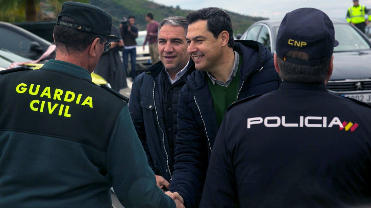 Juanma Moreno: "Se está haciendo todo lo humanamente posible por Julen"