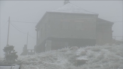La nieve regresa a la sierra de Madrid