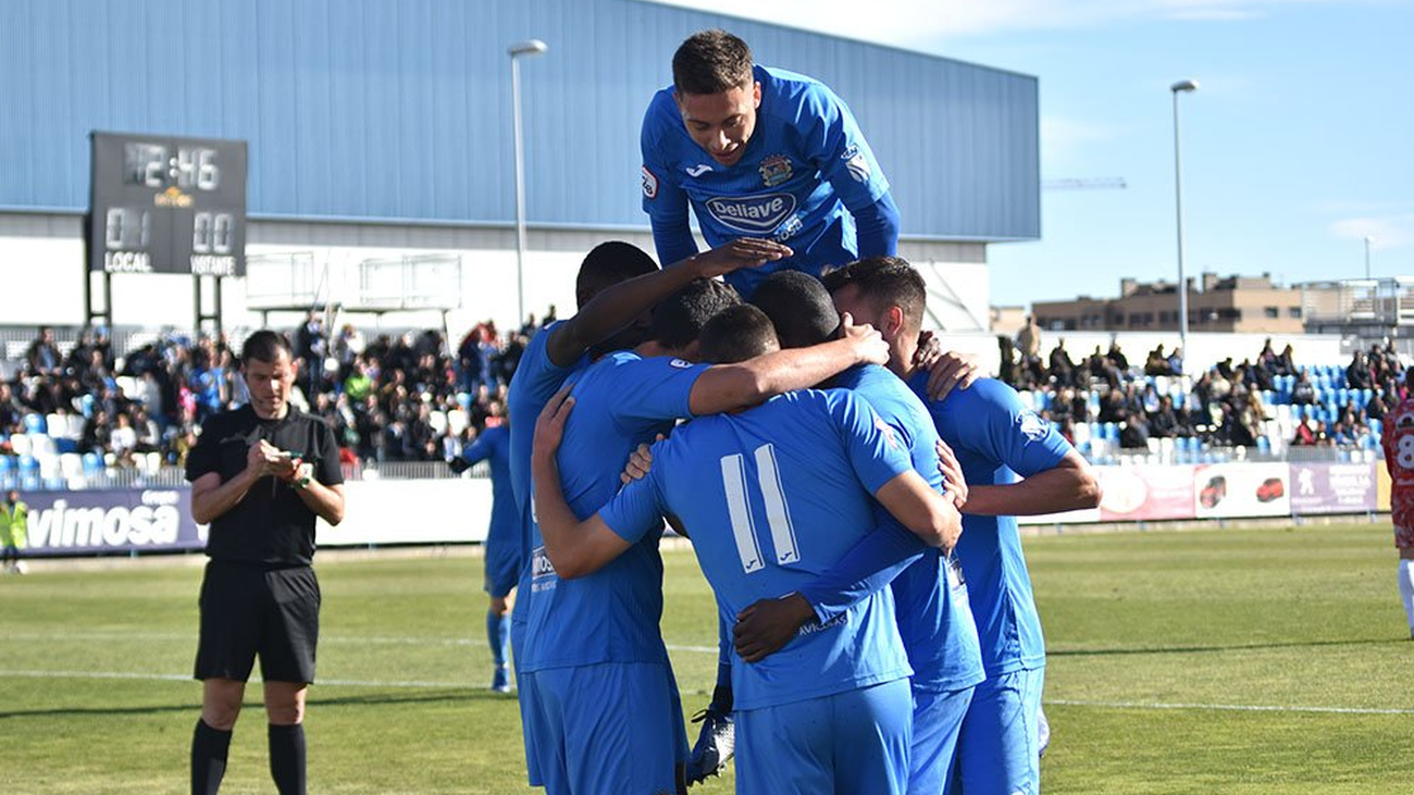 Gol de Marrero, del 'Fuenla', al Guijuelo (3-0)